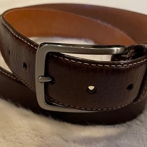 Brown Italian Leather Upper Size for 38 Pants